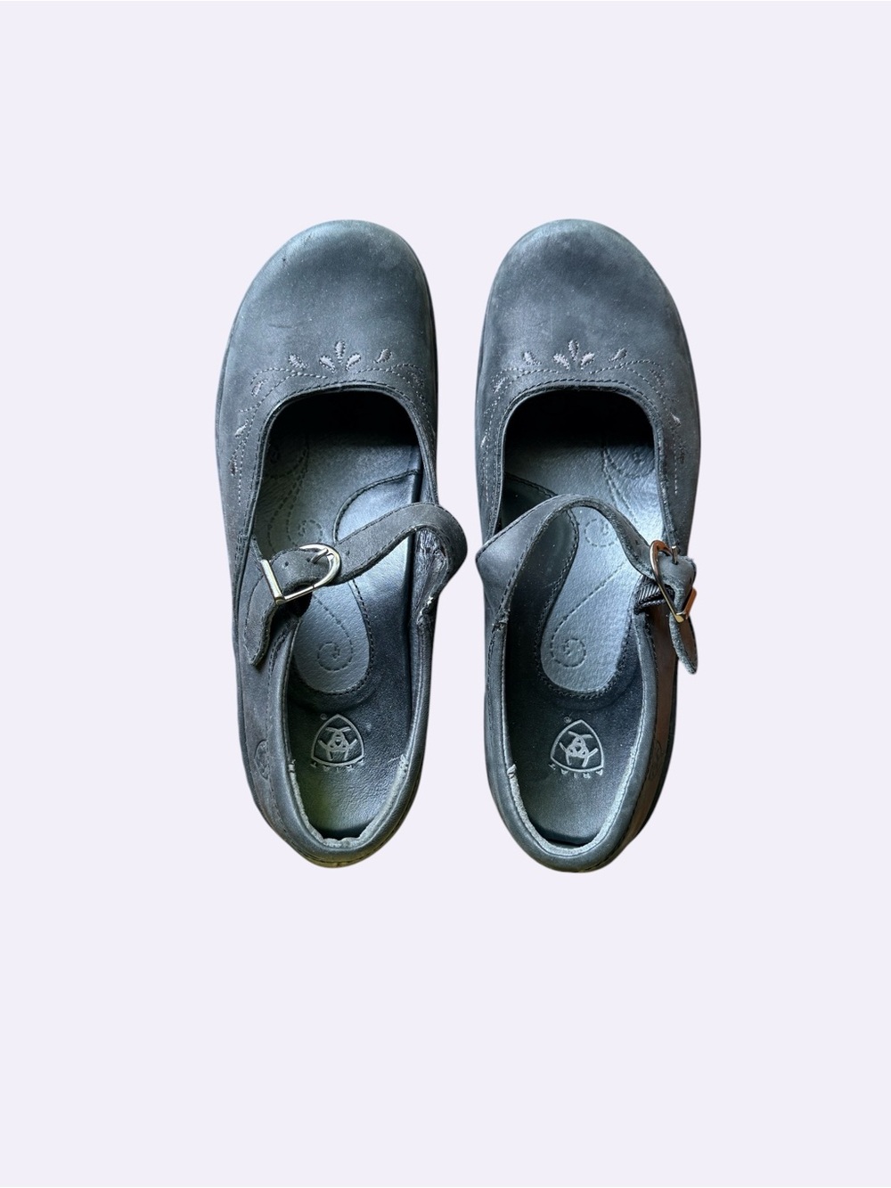 Ariat Black Mary Jane Platform Shoes